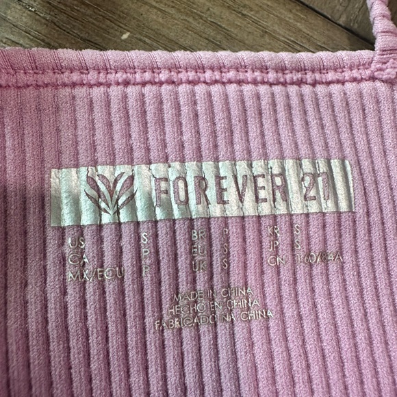 Bundle of 3 Ribbed Crop Tank Tops Size Small - Picture 5 of 11